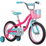 Schwinn Elm Girls Bike for Toddlers and Kids, 18-Inch Wheels, Pink