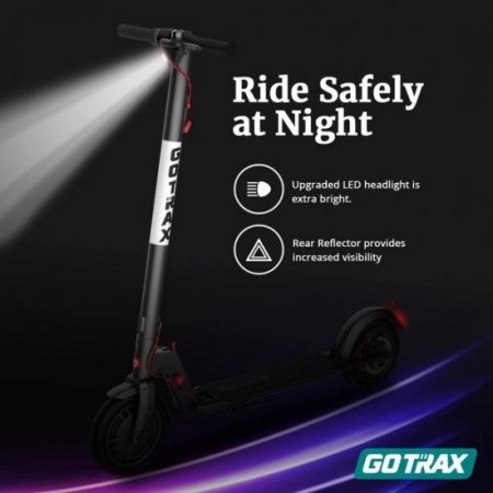 Gotrax GXL V2 Commuting Electric Scooter - 8.5" Air Filled Tires - 15.5MPH & 9-12 Mile Range - Version 2