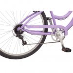 Schwinn Brookline cruiser bike, 27.5-inch wheels, 7 speeds, womens, purple