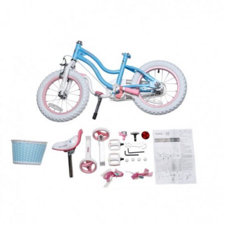 Royalbaby Stargirl Girl's Bike, 12 In. Wheels, Blue (Open Box)