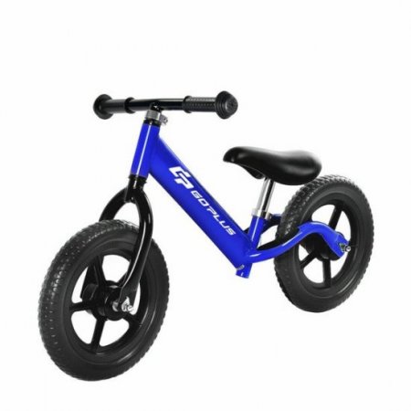 Costway Goplus 12'' Balance Bike Classic Kids No-Pedal Learn To Ride Pre Bike w/ Adjustable Seat