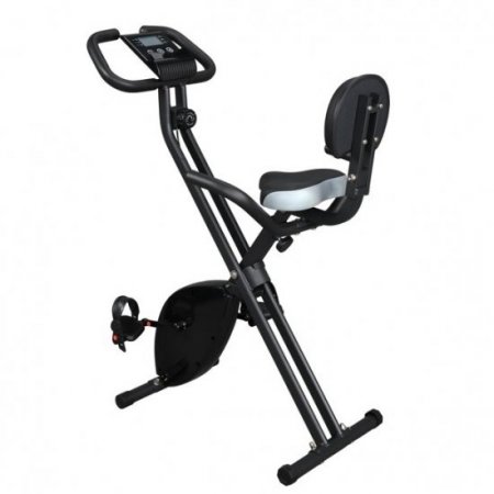 Ubesgoo UBesGoo Folding Adjustable Exercise Bike, with Pulse Sensor/LCD Monitor