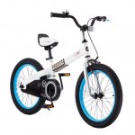 RoyalBaby Buttons 18 inch Kid's Bicycle, White with Blue Rims