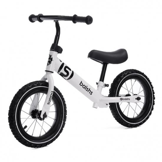 KUDOSALE 12\" Baby Walker Kids Balance Bike No-Pedal Carbon Steel Frame Inflatable Tire w/ Adjustable Seat for Children Ages 2-6