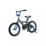 TITAN Champion 16-Inch Boys BMX Bicycle with Training Wheels, Black