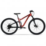 Hyper 29" Explorer Men's Dual Suspension Mountain Bike, Red