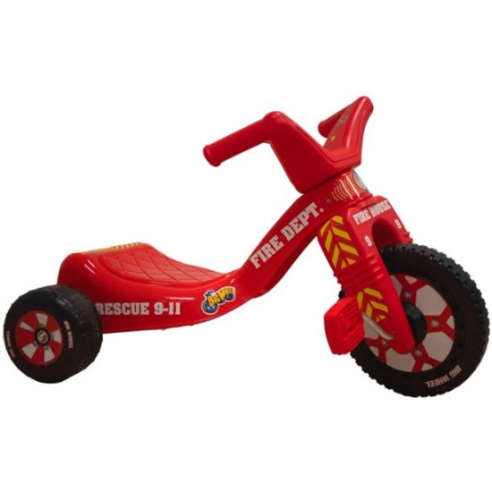 The Original Big Wheel Jr. Toddler Tricycle for Boys and Girls--Red Fire Truck Edition Trike for Toddlers