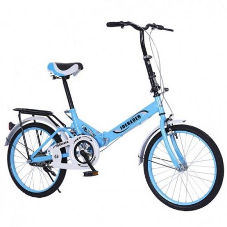 WMHOK-blue Folding 20in Adult Students Ultra-Light Portable Women's City Mountain Cycling