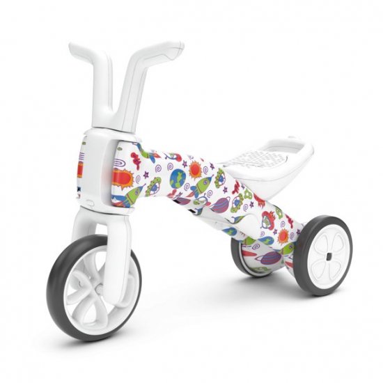 Chillafish Chillafish Bunzi \"FAD\" Limited Edition gradual balance bike and tricycle, 2-in-1 ride on toy for 1-3 years old, toddler tricycle and adjustable lightweight balance bike in 1, when Monsters meet Stars