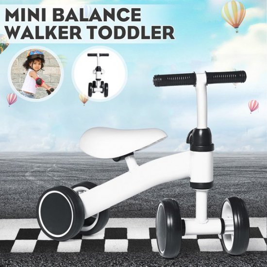 Novashion Walking Balance Toddler Push Bike Scooter Children No-Pedal Training Starter Bicycle Toy Sports for Children Boys & Girls