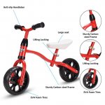 Costway Costway Adjustable Children Kids Balance Bike Pre-bicycle No-Pedal Learn to Ride Red