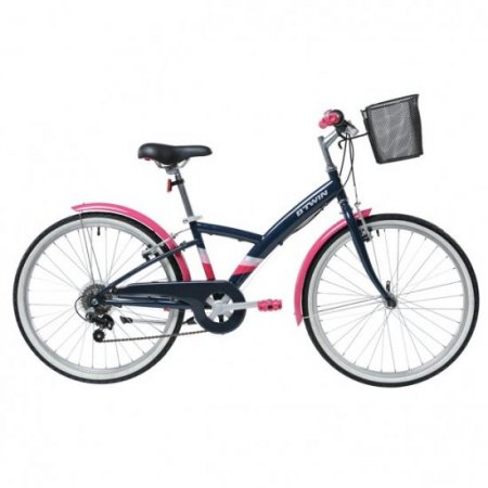 Decathlon - Btwin Original 500 Girls' Bike, 24", Kids 4'5" to 4'11"