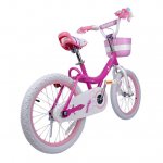 RoyalBaby Bunny Girl's Bike Fushcia 18 inch Kid's bicycle