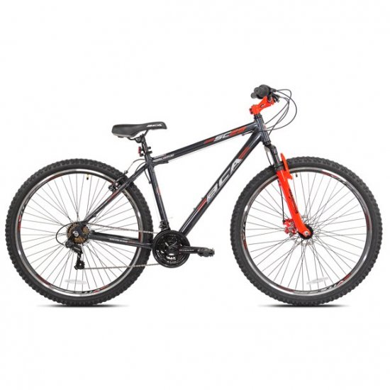 BCA 29\" SC29 Mountain Bike, Gray/Orange