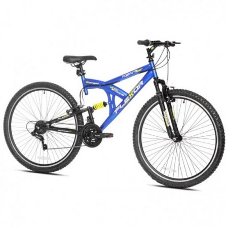 Kent 29" Flexor Men's Dual Suspension Mountain Bike, Blue