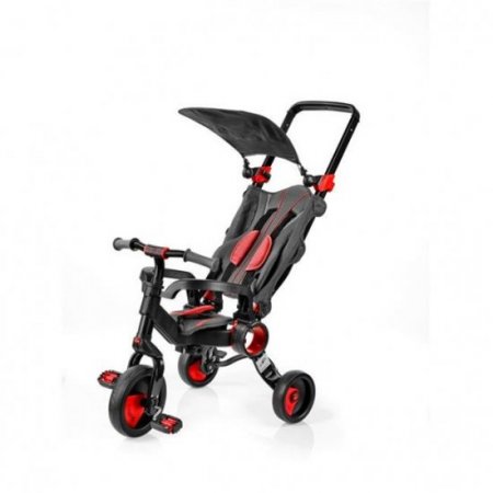 Galileo GB-1002-R Foldable 2-in-1 Stroller & Tricycle, Red