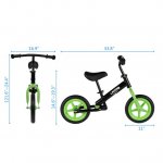 Ubesgoo UBesGoo Balance Bike Toddler Training Bicycle No Pedal for 2-7 Years,Green