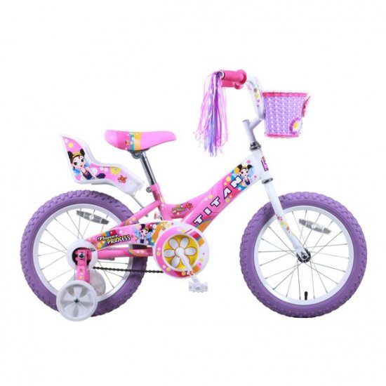 16\" Titan Flower Princess Girls\' BMX Bike