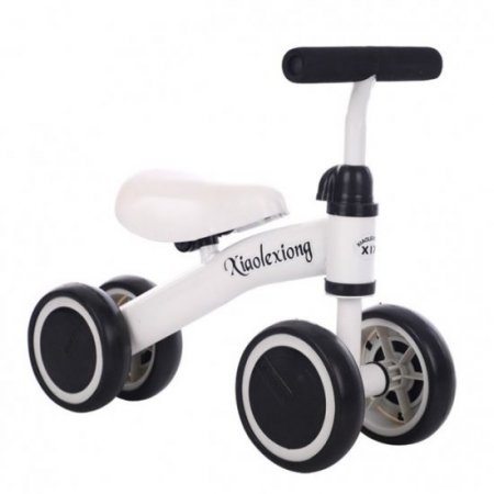 3-in-1 Tricycle for Children Aged 1 to 3, Scooter, Balance Bike, 3-wheel Vehicle Non-inflatable(White)