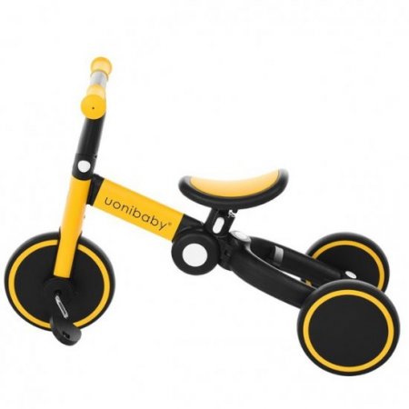 Yotoy Uonibaby-t801 Five-In-One Bicycle Tricycle With Push Rod Yellow