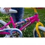 16" Magna Girls Firefly Bike with Handlebar Pad and Adjustable Training Wheels