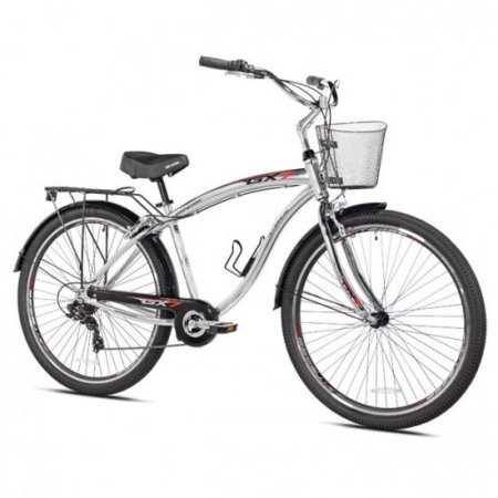 Genesis 29" Men's, GS7 Multi-Speed Cruiser Bike, Silver