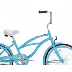 Wonder Wheels 20 Ft. Beach Cruiser Coaster Brake Single Speed Bicycle, Bike, Stainless Steel Spokes One Piece Crank Alloy Baby Blue Rims 36H - Baby Blue