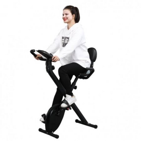 Ubesgoo UBesGoo Folding Adjustable Exercise Bike, with Pulse Sensor/LCD Monitor