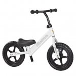 KUDOSALE 12" Kids Balance Bike for 2-6 Year Olds with Rubber Tires, Adjustable Seat, Easy Step Through Frame Bike for Boys and Girls, No Pedal Toddler Bike, Lightweight Kids Bicycle