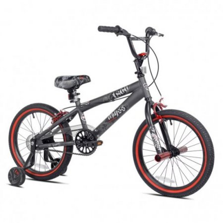 Kent 18" Abyss Boy's Freestyle BMX Bike, Charcoal Gray