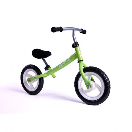 WonkaWoo WonkaWoo Ride and Glide Mini-Cycle Balance Bike, Green, 12\"