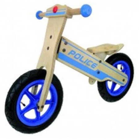 Anlen Anlen Police 12 in Wooden Balance/Running Bike