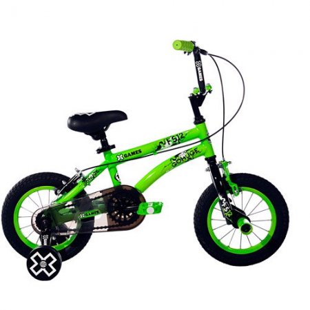 X-Games 12" BMX Boy's Bike, Green