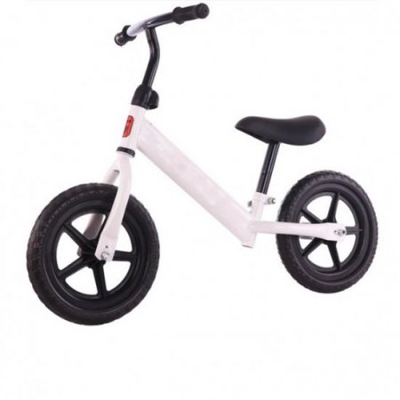 SELLCLUB 12" Kid Balance Bike Walker No Pedal Training Bicycle Toy Adjustable Seat For 2-5 years old Girls boys White / Black / Red