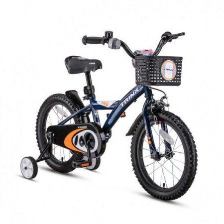 Hemousy Kids Bike for Boys and Girls, 14/16 inch with Training Wheels-Black