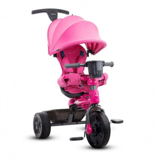 Joovy Tricycoo 4.1 Kid\'s Tricycle, Push Tricycle, Toddler Trike, Pink