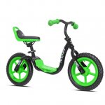 KaZAM KaZAM 12" Child's Balance Bike, Helmet and Pad Set, Black/Green