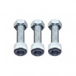 bike Trike Wheel Nut & Bolt Chrome.147812