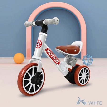 KWANSHOP kid Balance Bike, Pedal Bike Kit- Balance Bike Set, Adjustable Seat Ages 0.5-1.5 Years, with Height Adjustable Seat