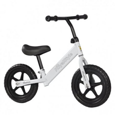 KUDOSALE 12" Kids Balance Bike for 2-6 Year Olds with Rubber Tires, Adjustable Seat, Easy Step Through Frame Bike for Boys and Girls, No Pedal Toddler Bike, Lightweight Kids Bicycle