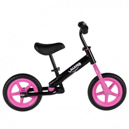 LITOM Kids Balance Bike Height Adjustable Pink