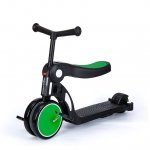 WonkaWoo Wonkawoo 4488GR 3-in-1 Tricycle, Scooter & Balance Bike, Green