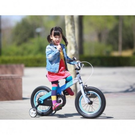 RoyalBaby Buttons, Matte Blue 14 inch Kid's Bicycle