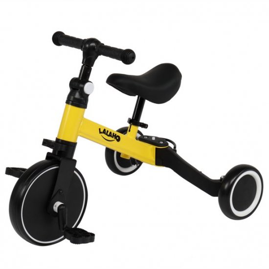 Elaydool Promotion Clearance 3 in 1 Kids Tricycles for 2 Year-5 Years Old Kids Trike 3 Wheel Toddler Bike Boys Girls Trikes for Toddler Tricycles Baby Bike Trike Yellow