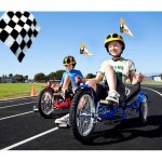 Mobo Triton Pedal Go Kart Trike. Kids 3-Wheel Bike. Youth Cruiser Tricycle