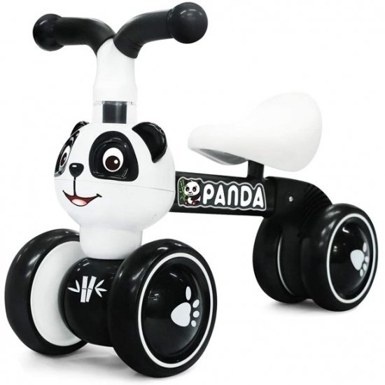 Sapphire Panda Baby Balance Bike Ages 1-3 Year Old, Indoor Non-Pedal Walker Toys, Silent Tire, 1st Boys Girls Birthday Gift, Kids First Bike