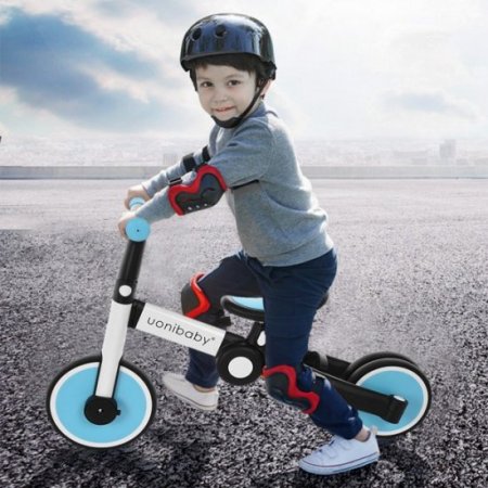 Tricycle 5-in1 Tri-color Children's Bicycles 1-5 Years Old with Pushers