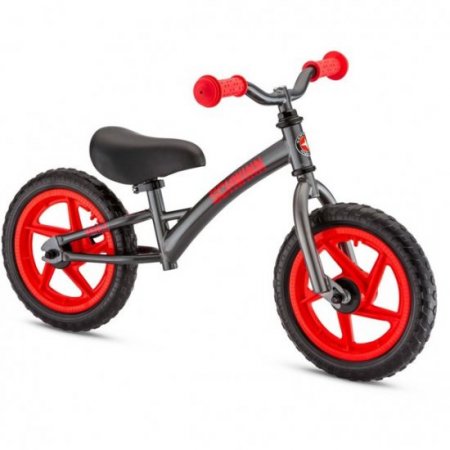 Schwinn Schwinn Skip 2 Balance Bike for Learning to Ride, 12-inch wheels, ages 2 - 4, Graphite / Red