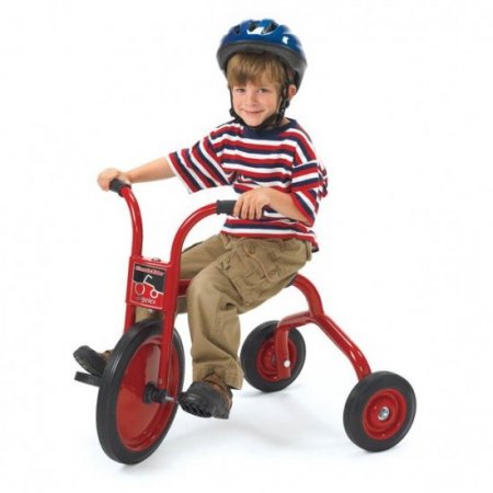 14 in. Trike in Red and Black - Set of 2