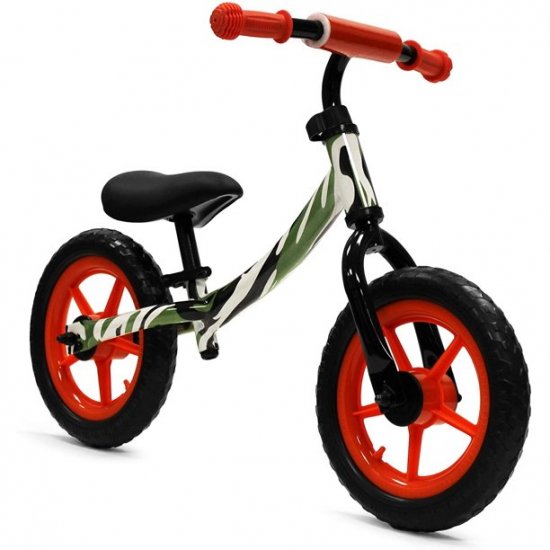 Innovative Sports Innovative Sports No Pedal Child\'s Balance Bike - Orange Camo